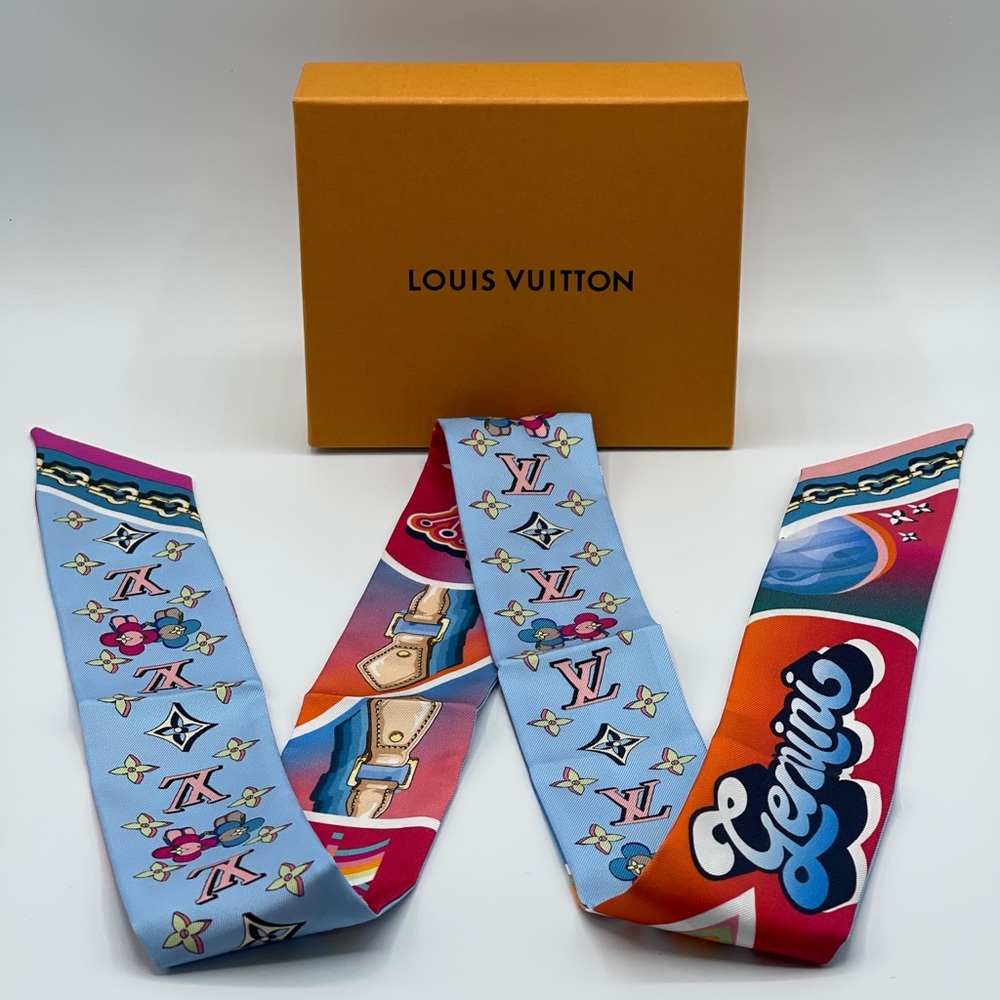 Louis Vuitton Astro Gemini BB Bandeau Twilly Scarf ♊️ - Picture 4 of 16